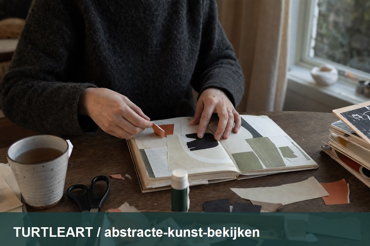 Redactioneel rasterbeeld bij Abstracte kunst bekijken zonder te vragen wat het voorstelt