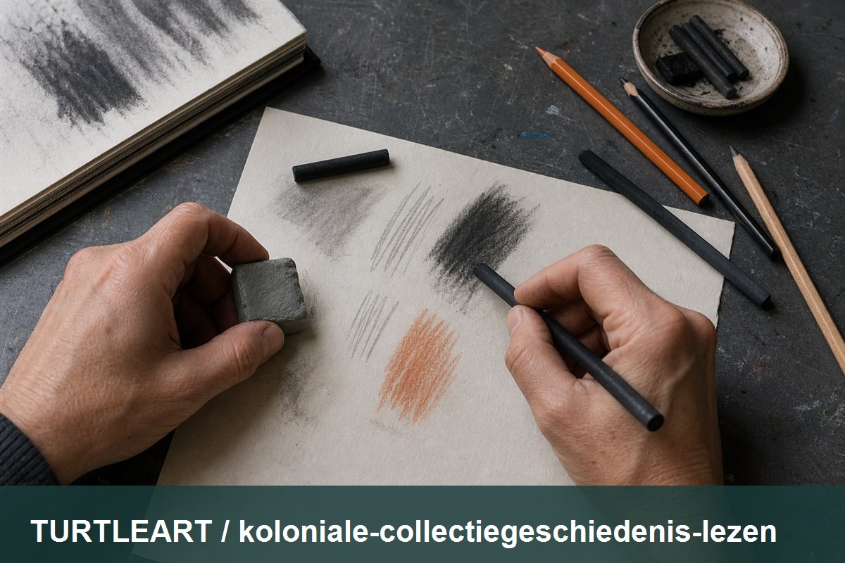 Redactioneel rasterbeeld bij Koloniale collectiegeschiedenis lezen: let op overdracht en stilte